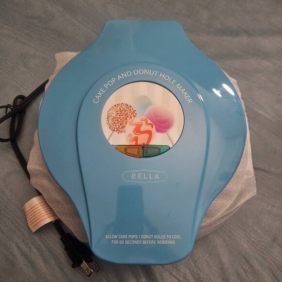BELLA Brand new Turquoise Cake Pop & Donut Hole Maker - Picture 1 of 7